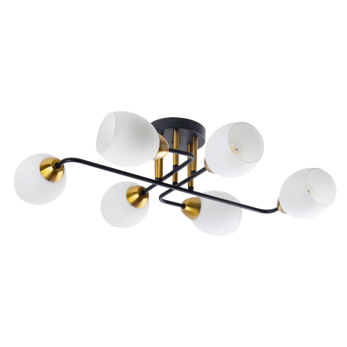 Потолочная люстра Arte Lamp Andrea A8141PL-6BK изображение в интернет-магазине Cramer Light