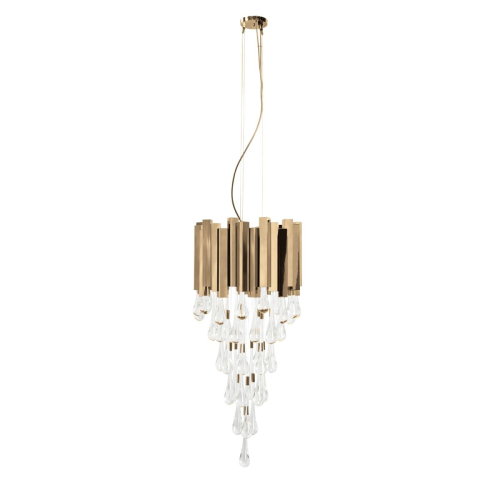 Подвесная люстра Delight Collection Trump KM0988P-8 gold изображение в интернет-магазине Cramer Light фото 2