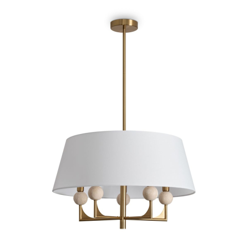 Люстра на штанге Freya Riley FR2043CL-05BS1 изображение в интернет-магазине Cramer Light фото 3