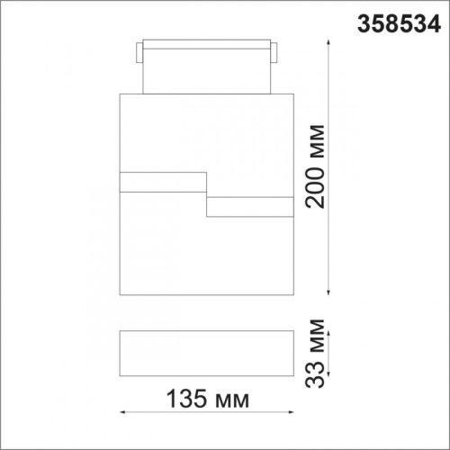 Трековый светильник Novotech Kit 358534 изображение в интернет-магазине Cramer Light фото 2