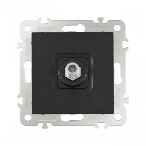 Розетка SAT TV Arte Milano 206.42-1.black дополнительное фото фото 4