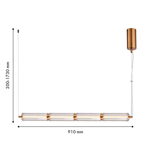 Подвесная люстра F-Promo Hexagoni 4777-4P изображение в интернет-магазине Cramer Light фото 3