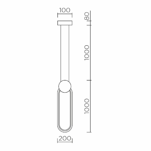 Подвесной светильник LED4U 8576 BK изображение в интернет-магазине Cramer Light фото 3