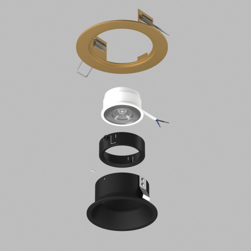 Встраиваемый светильник Lightstar Domino (214613+214607+214007) D61307BMOD изображение в интернет-магазине Cramer Light фото 3