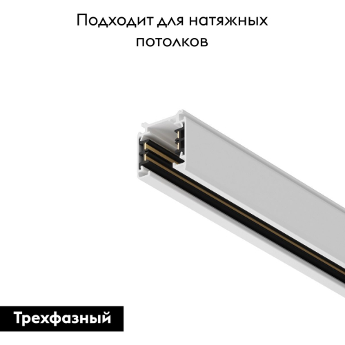 Шинопровод трехфазный Maytoni Technical Busbur trunking TRX005-313W изображение в интернет-магазине Cramer Light фото 2