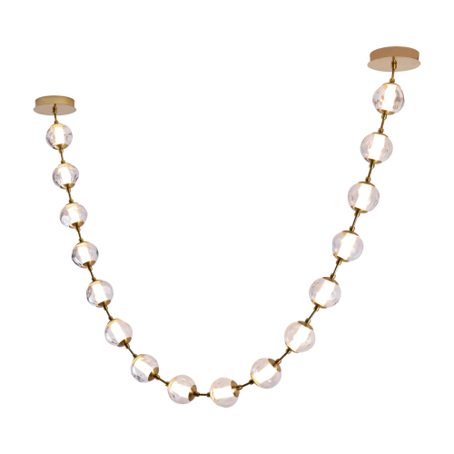 Подвесной светильник Delight Collection OD2437A-16 brass/clear изображение в интернет-магазине Cramer Light