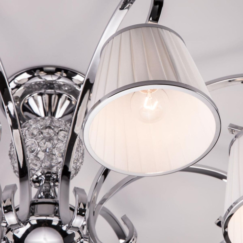 Потолочная люстра Eurosvet Tessa 60088/8 хром изображение в интернет-магазине Cramer Light фото 5