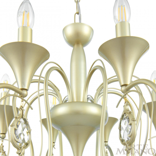 Подвесная люстра Arte Milano 349920/8 CG изображение в интернет-магазине Cramer Light фото 8