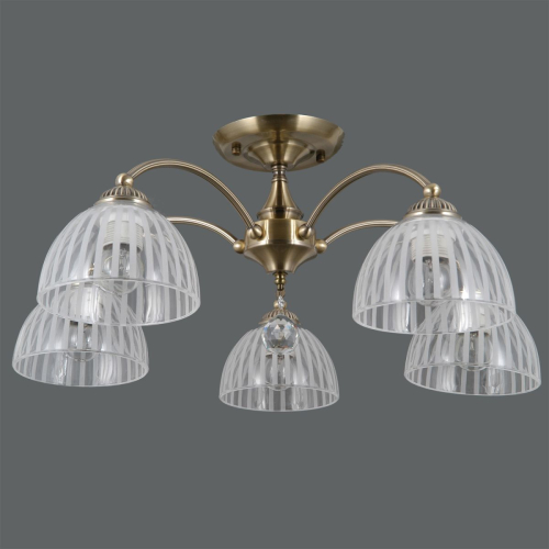 Потолочная люстра ILLUMICO IL0564-5CSQ-25AB ELITE изображение в интернет-магазине Cramer Light фото 3