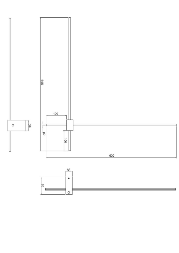 Бра Maytoni Technical Pars C070WL-L12GB3K дополнительное фото фото 7