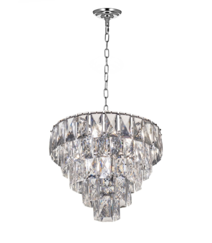 Подвесная люстра Lumina Deco LDP 6004-400 CHR изображение в интернет-магазине Cramer Light