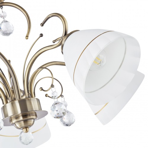 Подвесная люстра Arte Milano Amalfi 339656/5 AB изображение в интернет-магазине Cramer Light фото 6