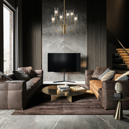 Люстра на штанге Maytoni Arco MOD223PL-06BS изображение в интернет-магазине Cramer Light фото 8