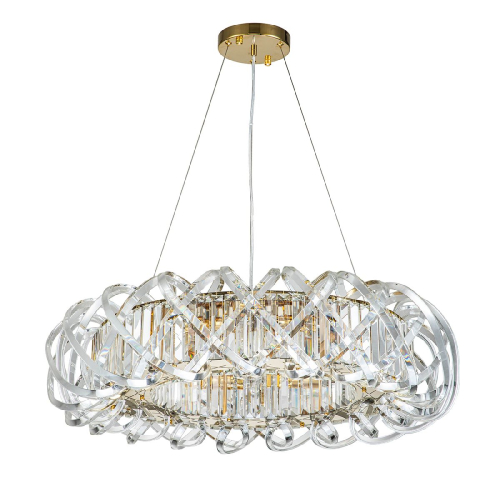 Подвесная люстра Indigo Braccia 12007/10P Gold V000399 изображение в интернет-магазине Cramer Light фото 2