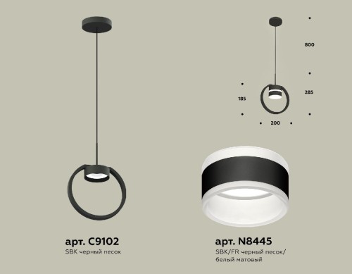 Подвесной светильник Ambrella Light Traditional (C9102, N8445) XB9102152 изображение в интернет-магазине Cramer Light фото 2