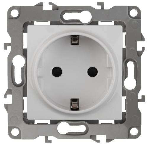 Розетка 2P+E Schuko Эра 12-2011-01 Б0029234 дополнительное фото