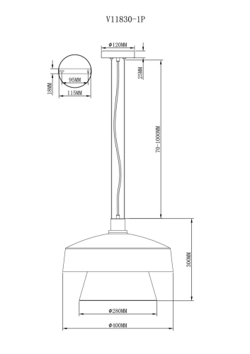 Подвесной светильник Moderli Takoma V11830-1P изображение в интернет-магазине Cramer Light фото 7