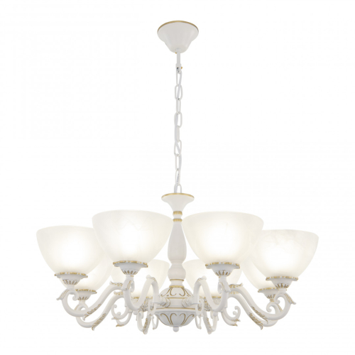 Подвесная люстра Arte Milano 340518/8 WT+G изображение в интернет-магазине Cramer Light