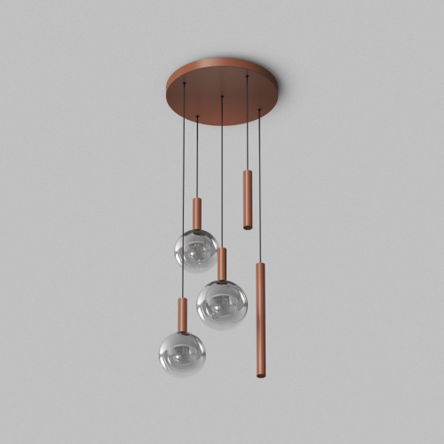 Подвесной светильник Denkirs Bubbles DK6535-CO изображение в интернет-магазине Cramer Light фото 3