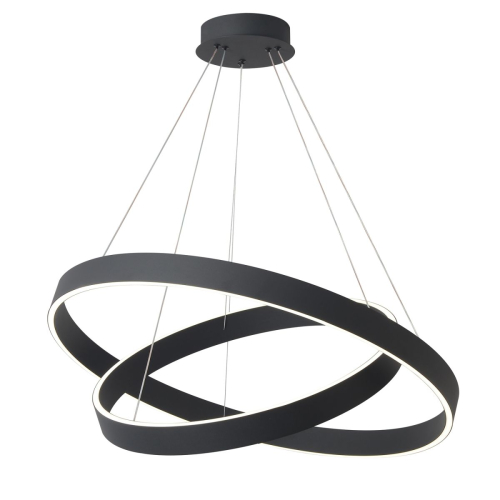 Подвесная люстра Crystal Lux TRON SP123W LED BLACK изображение в интернет-магазине Cramer Light фото 2