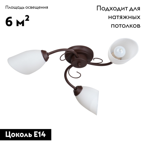 Потолочная люстра Vitaluce V3715/3PL изображение в интернет-магазине Cramer Light фото 2