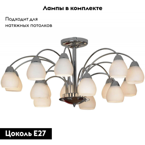 Потолочная люстра Lussole Apiro GRLSF-2403-15 изображение в интернет-магазине Cramer Light фото 2