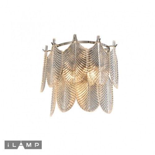 Настенный светильник iLamp Oro W2544-2 Nickel изображение в интернет-магазине Cramer Light