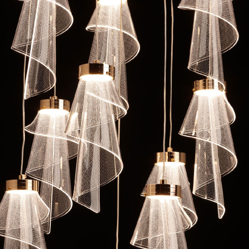 Каскадная люстра De Markt Конти 488013110 изображение в интернет-магазине Cramer Light фото 4