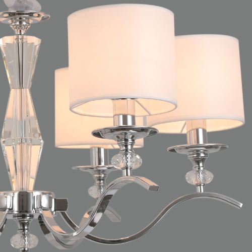 Подвесная люстра Illumico IL1364-6PPA-29 CR изображение в интернет-магазине Cramer Light фото 4