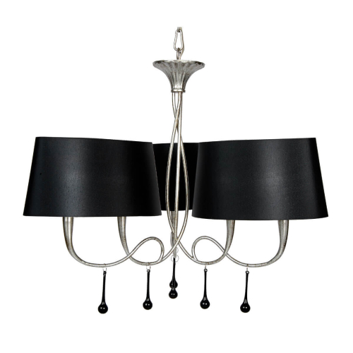 Подвесная люстра Mantra Paola Painted Silver 3530 изображение в интернет-магазине Cramer Light фото 8