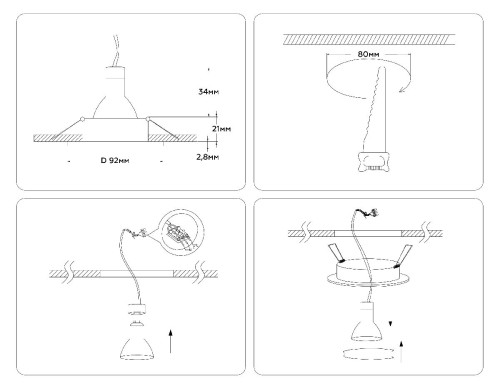 Встраиваемый светильник Ambrella Light Standard Tech A8923 изображение в интернет-магазине Cramer Light фото 8