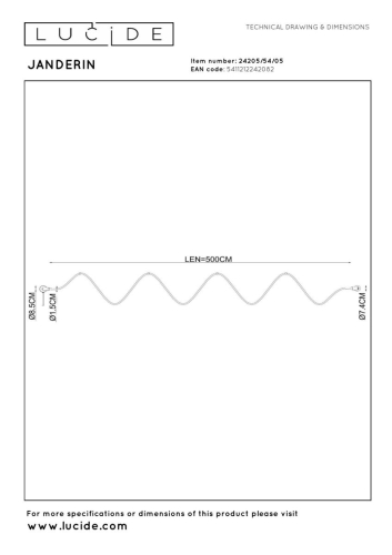 Настенный светильник Lucide Janderin 24205/54/05 изображение в интернет-магазине Cramer Light фото 13