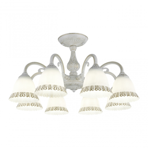 Потолочная люстра Arte Milano 347410/8 WT+G изображение в интернет-магазине Cramer Light