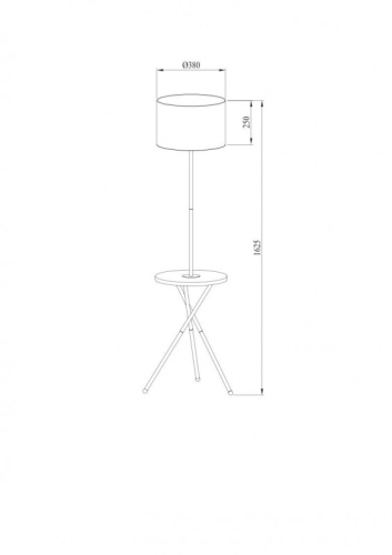 Торшер ARTE Lamp A2070PN-1BK изображение в интернет-магазине Cramer Light фото 6