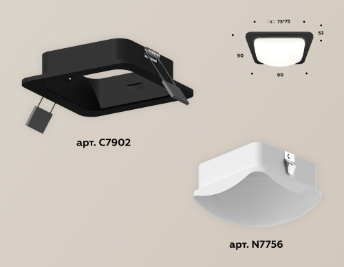 Встраиваемый светильник Ambrella Light Techno XC7902014 (C7902, N7756) изображение в интернет-магазине Cramer Light фото 2