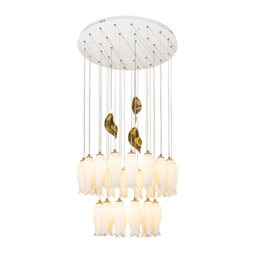 Подвесная люстра Modelux ML.8868.30 WH изображение в интернет-магазине Cramer Light