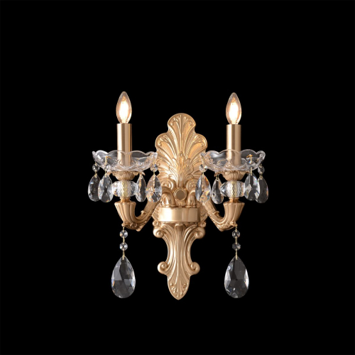 Бра Crystal Lux ELIZABETH AP2 BRASS дополнительное фото