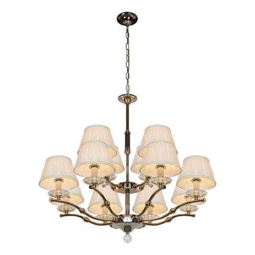 Подвесная люстра iLamp Vivaldi 85125/8+4 CR изображение в интернет-магазине Cramer Light фото 2