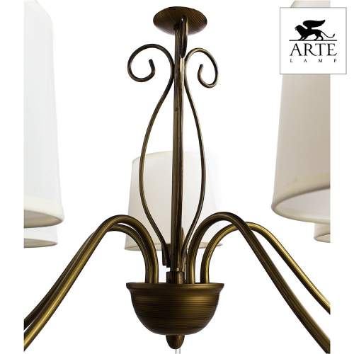 Подвесная люстра Arte Lamp Carolina A9239LM-5BR изображение в интернет-магазине Cramer Light фото 2