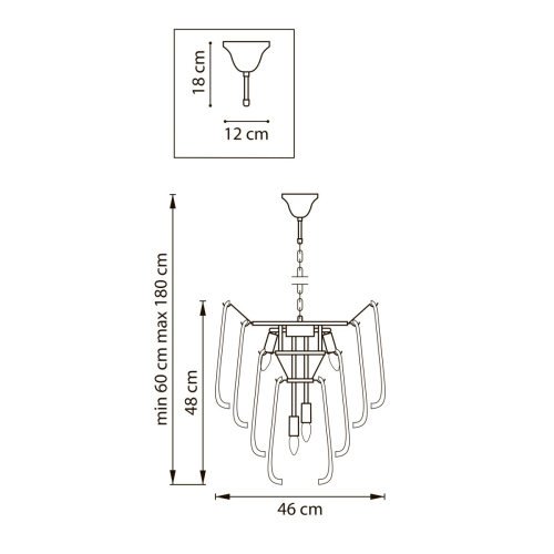 Подвесная люстра Lightstar Retro II 799082 изображение в интернет-магазине Cramer Light фото 2
