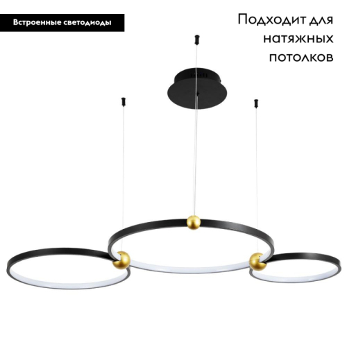 Подвесной светодиодный светильник Divinare Amadeo 1123/04 SP-75 изображение в интернет-магазине Cramer Light фото 2