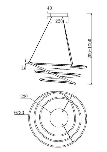 Подвесная люстра Maytoni Nola MOD100PL-L88BSK1 изображение в интернет-магазине Cramer Light фото 5