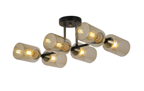 Потолочная люстра Freya Glow FR5129PL-06B изображение в интернет-магазине Cramer Light