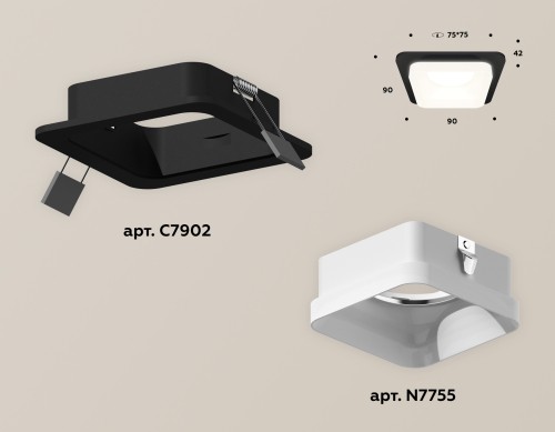 Встраиваемый светильник Ambrella Light Techno XC7902013 (C7902, N7755) изображение в интернет-магазине Cramer Light фото 2