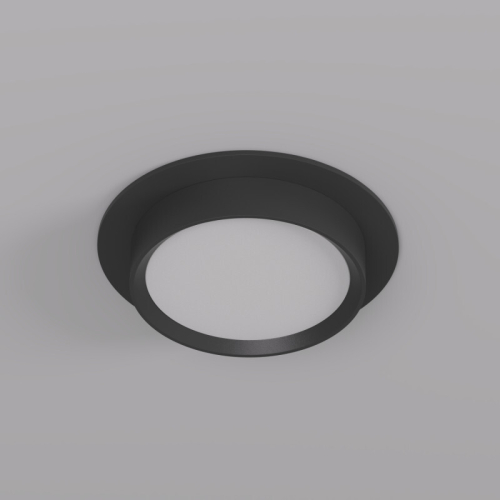 Встраиваемый светильник Denkirs Flat DK2090-BK изображение в интернет-магазине Cramer Light фото 2