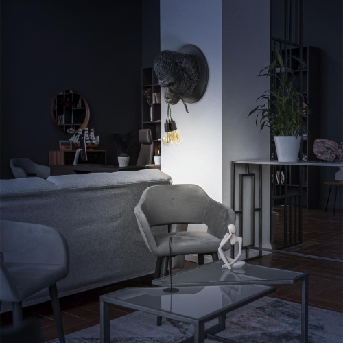 Настенный светильник Loft IT Gorilla 10178 Black изображение в интернет-магазине Cramer Light фото 7