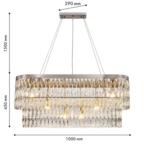 Подвесная люстра Favourite Magnitudo 4715-12U изображение в интернет-магазине Cramer Light фото 3