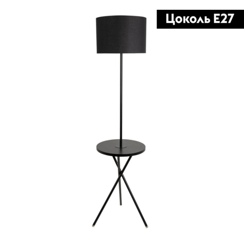 Торшер ARTE Lamp A2070PN-1BK изображение в интернет-магазине Cramer Light фото 2