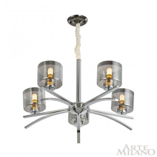 Подвесная люстра Arte Milano Neapolis 278207/5 Ni изображение в интернет-магазине Cramer Light фото 2