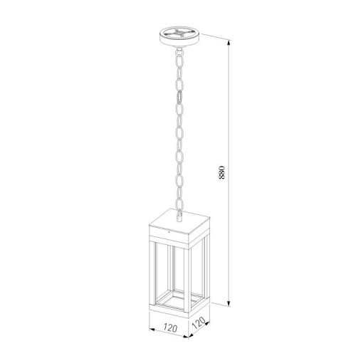 Уличный подвесной светильник Elektrostandard Frame 4690389172366 дополнительное фото фото 4